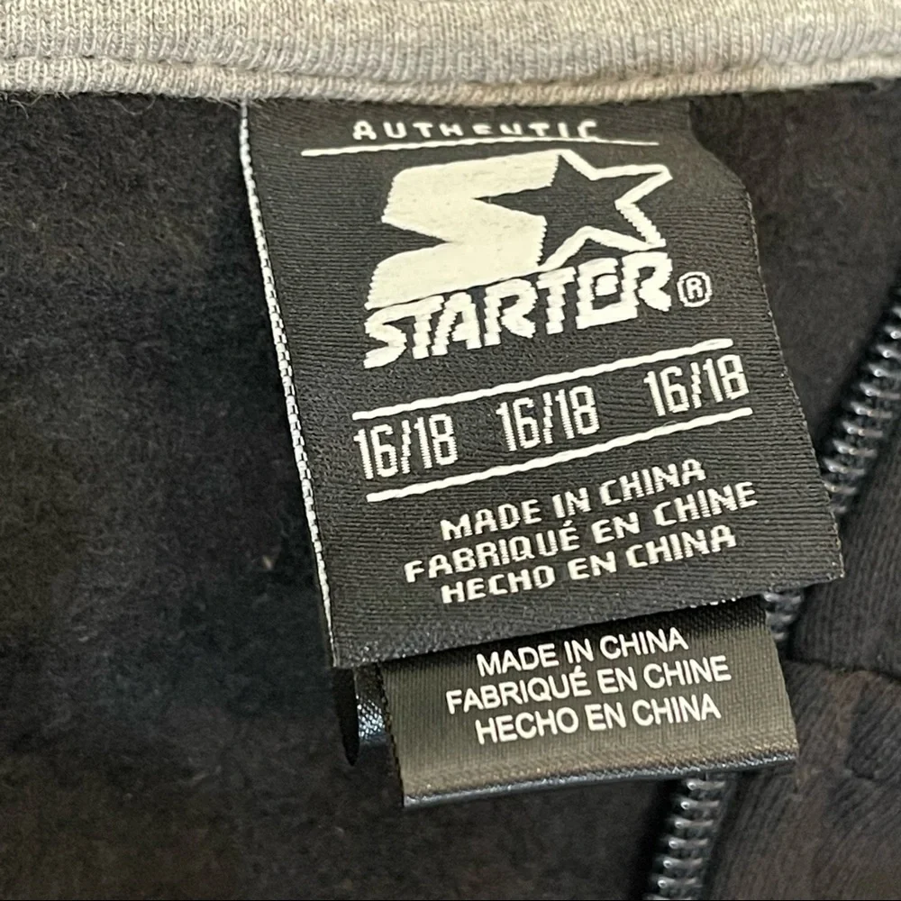 Starter Zip-Up Logo Hoodie unisex